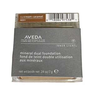 Aveda Inner Light CREAM CARAMEL 11 - Mineral Dual Foundation .24 oz Discontinued